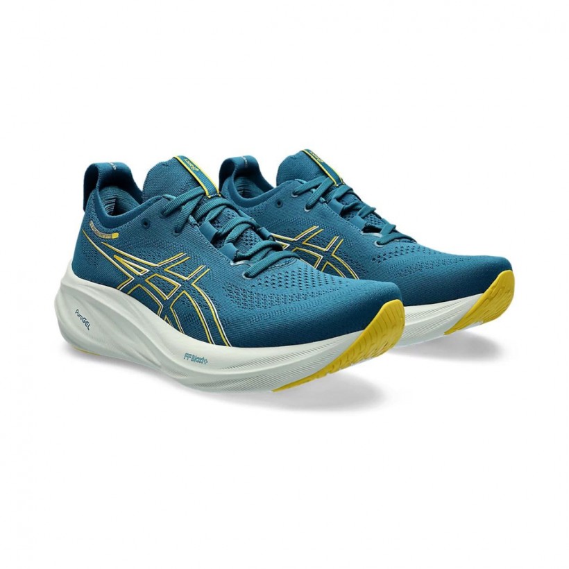 Zapatillas Asics Gel Nimbus 26 Verde Amarillo