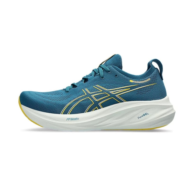 Chaussures Asics Gel Nimbus 26 Vert Jaune
