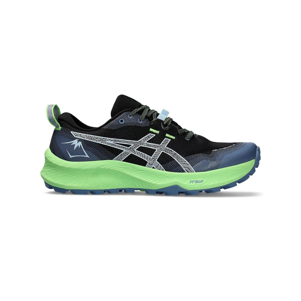 Chaussures Asics Gel Trabuco 12 Noir Vert SS24