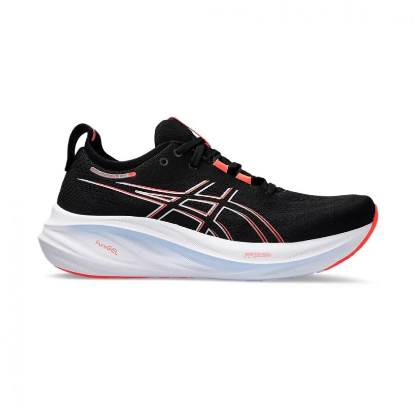 Asics Gel Nimbus 26 Black Red Shoes SS24