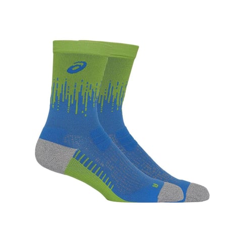 Chaussettes Asics Performance Run Vert Bleu