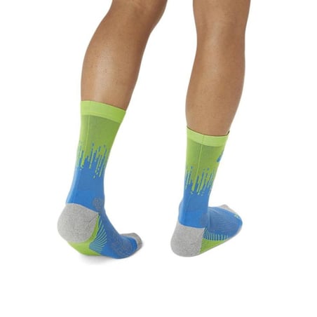Socken Asics Performance Run Grün Blaue