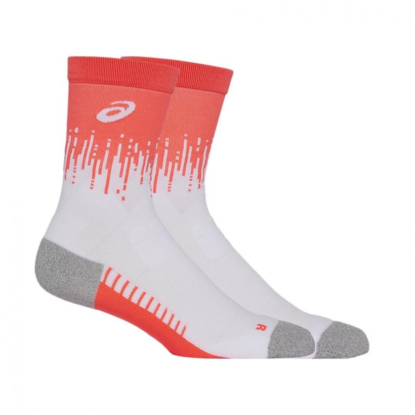 Socks Asics Performance Run Red White