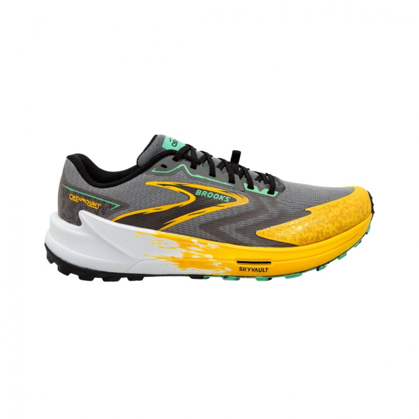 Brooks Catamount 3 Shoes Yellow Black SS24