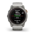 Zegarek Garmin Fenix 7X Pro Sapphire Solar Edition Tytan Szary Pomarańczowy
