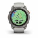 Montre Garmin Fenix 7X Pro Édition Saphir Solaire Titane Gris Orange
