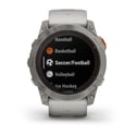 Reloj Garmin Fenix 7X Pro Zafiro Solar Edition Titanio Gris Naranja