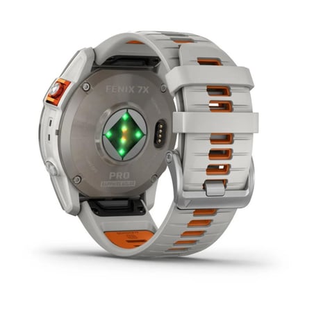 Montre Garmin Fenix 7X Pro Édition Saphir Solaire Titane Gris Orange