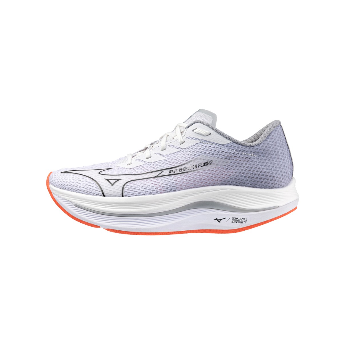 Wave günstig Kaufen-Mizuno Wave Rebellion Flash 2 Grau Weiß SS24 Turnschuhe, Größe 42 - EUR. Mizuno Wave Rebellion Flash 2 Grau Weiß SS24 Turnschuhe, Größe 42 - EUR <![CDATA[Mizuno Wave Rebellion Flash 2 Schuhe
 Die Mizuno Wave Rebellion Flash 2