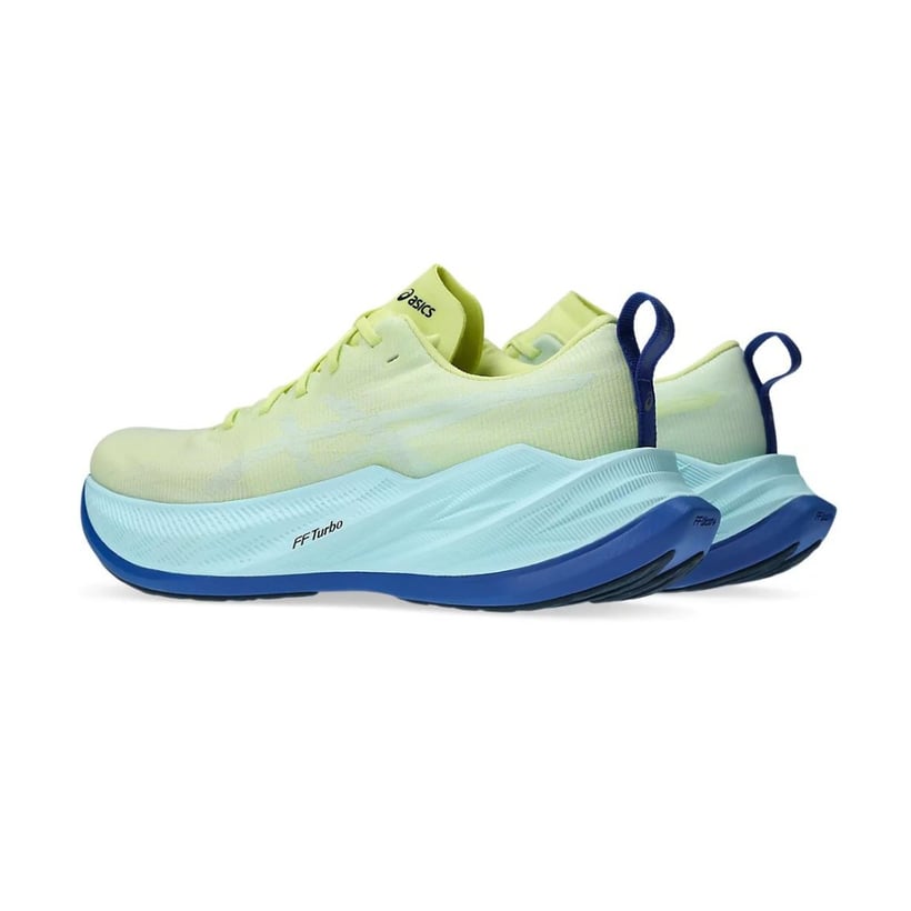 Chaussures Asics Superblast Jaune Bleu 