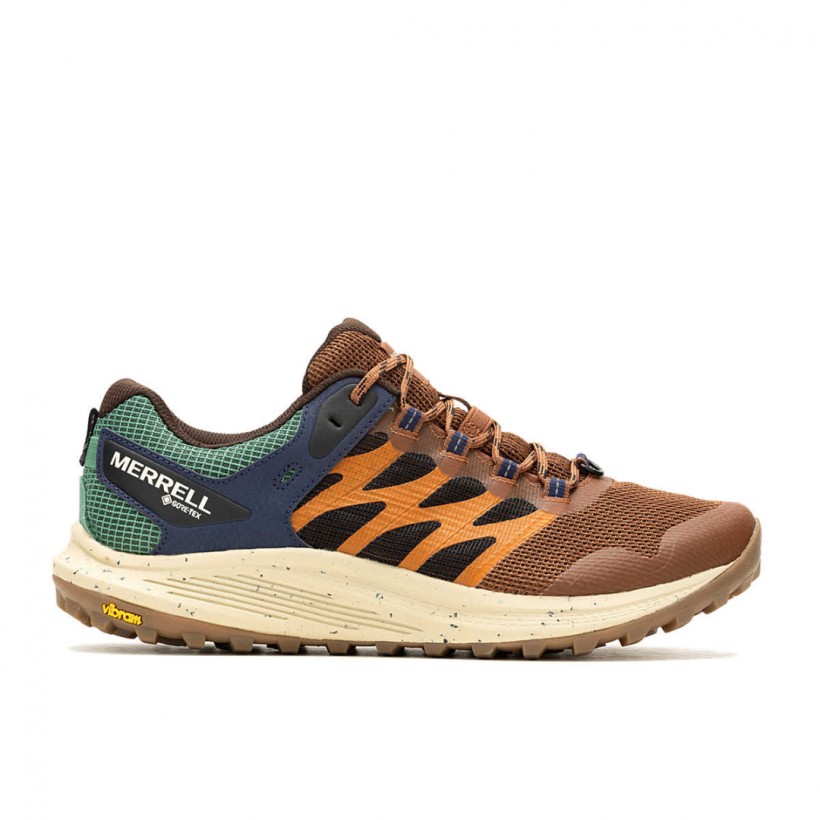 Buty Merrell Nova 3 GTX Brązowo-Pomarańczowe 