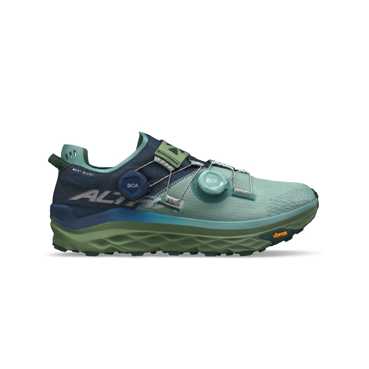 Chaussures Altra Mont Blanc Boa Bleu Vert