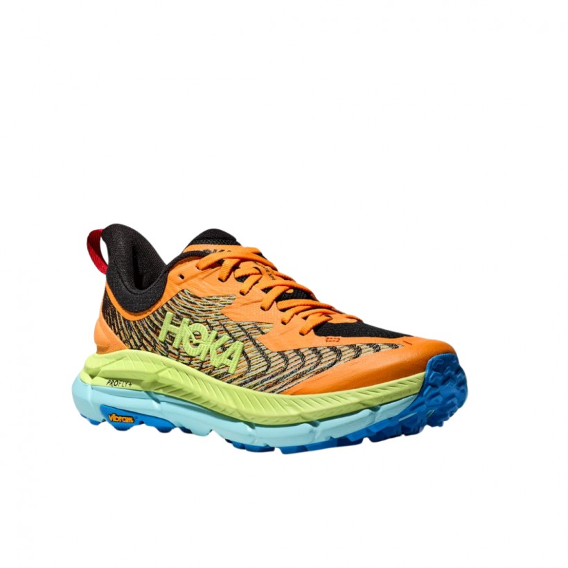 Scarpe Hoka Mafate Speed 4 Arancione Verde 