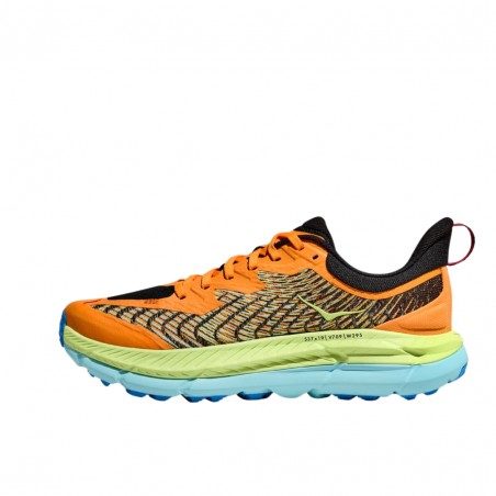 Hoka Mafate Speed 4 Orange Green Shoes 