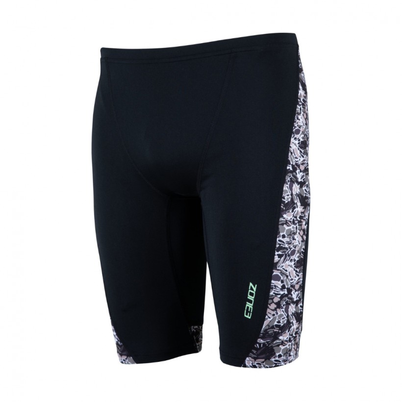Zone3 Jammer Pacific Koa Schwarz-Weiß Badeanzug