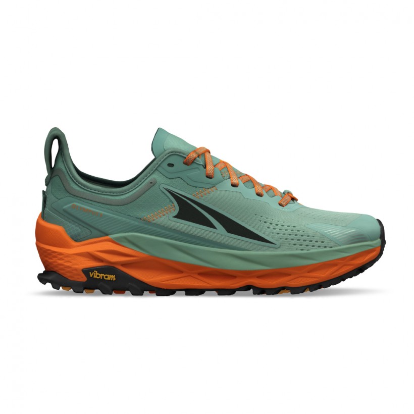 Altra Olympus 5 Green Orange SS24 Shoes