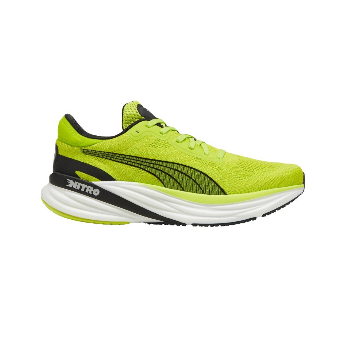 et 3  günstig Kaufen-Puma Magnify Nitro 2 Grün Weiß SS24 Schuhe, Größe 43 - EUR. Puma Magnify Nitro 2 Grün Weiß SS24 Schuhe, Größe 43 - EUR <![CDATA[Puma Magnify Nitro 2 Turnschuhe
 Die Puma Magnify Nitro 2-Schuhe wurden neu gestaltet, 