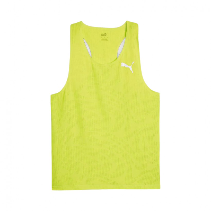 Puma Run Ultraspun Sleeveless T-shirt Yellow