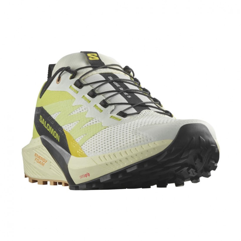 Salomon Sense Ride 5 Yellow White  Shoes