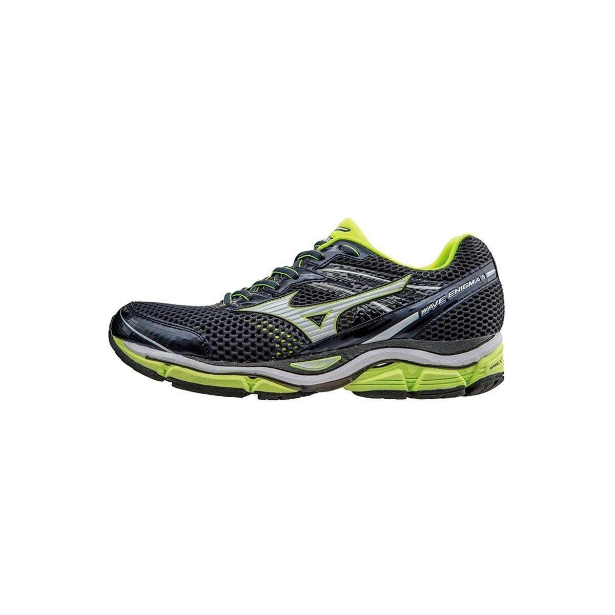 Mizuno Wave Enigma 5 SS16 Grau Gelb Schuhe