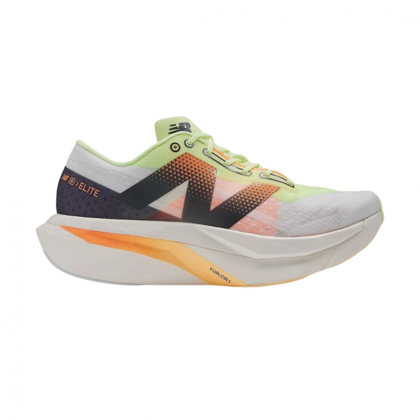 New Balance FuelCell SuperComp Elite V4 White Green Sneakers SS24