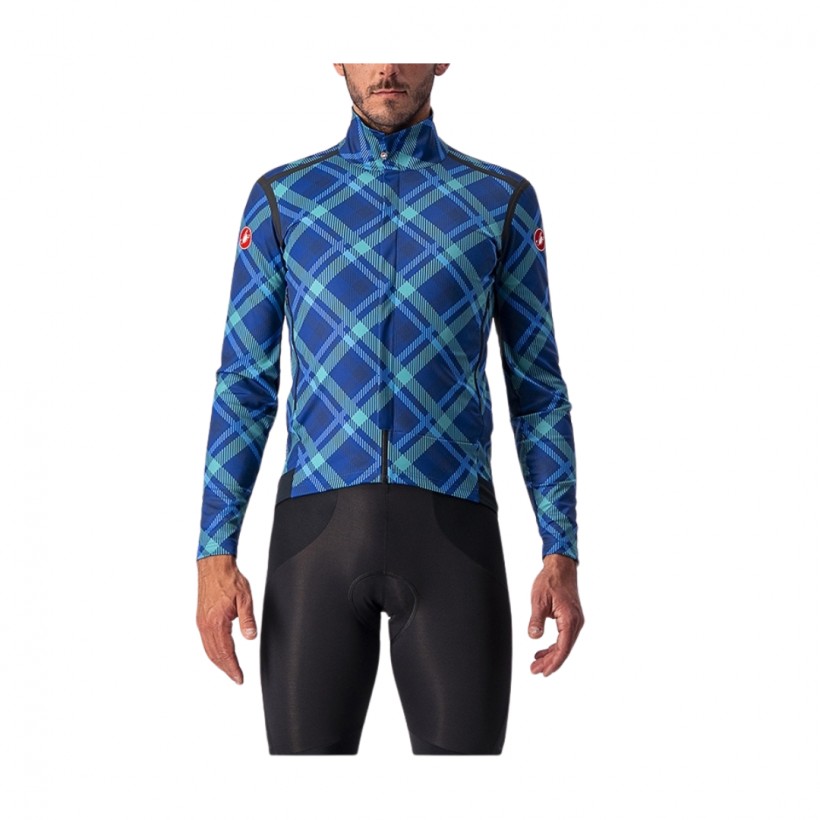 Castelli Perfetto Ros Blue Checkered Jacket