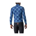 Castelli Perfetto Ros Karierte Blaue Jacke