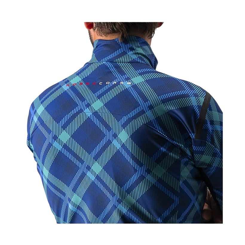 Veste Castelli Perfetto Ros à Carreaux Bleue
