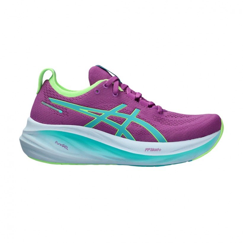 Baskets Asics Nimbus 26 Lite Show Violettes Bleues  pour Femmes