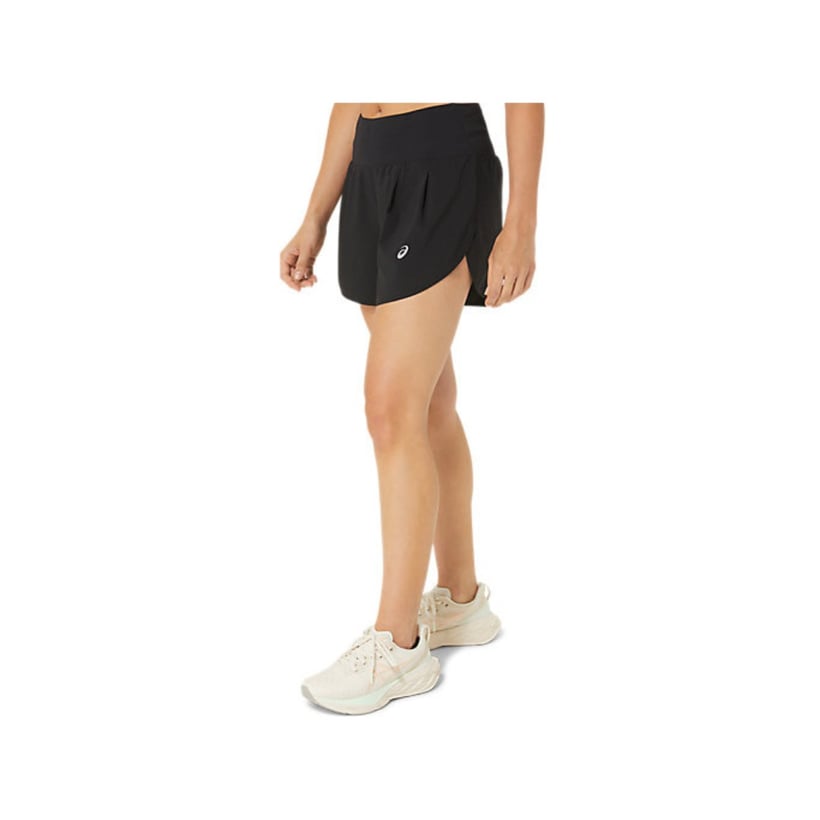 Pantalón Corto Asics Road 3.5In Negro Mujer