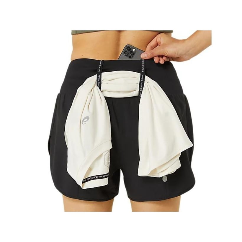 Asics Road 3.5In Black Women's Shorts