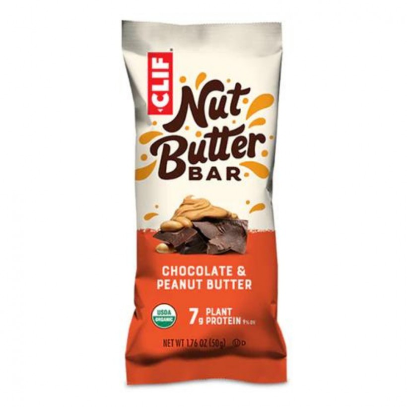 Barra energética orgânica Clif Bar - Barra de proteína de chocolate com manteiga de amendoim