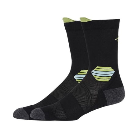 Asics Fujitrail Run Socks Black Green