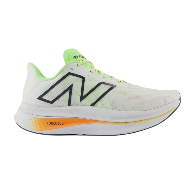 New Balance FuelCell SuperComp Trainer v2 White Green Sneakers SS24