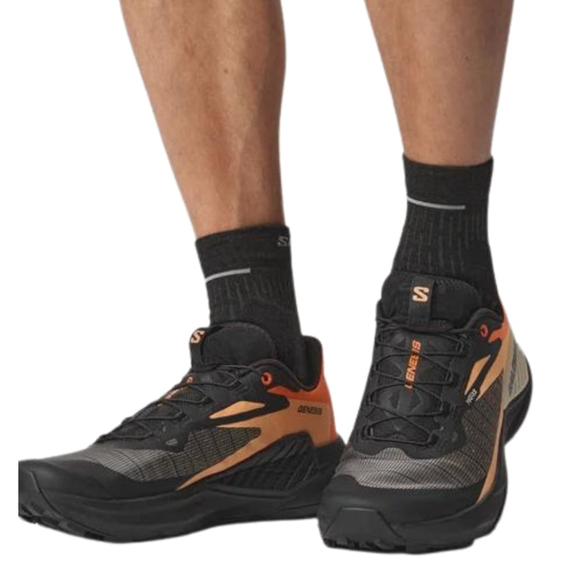 Salomon Genesis Black Orange  Sneakers