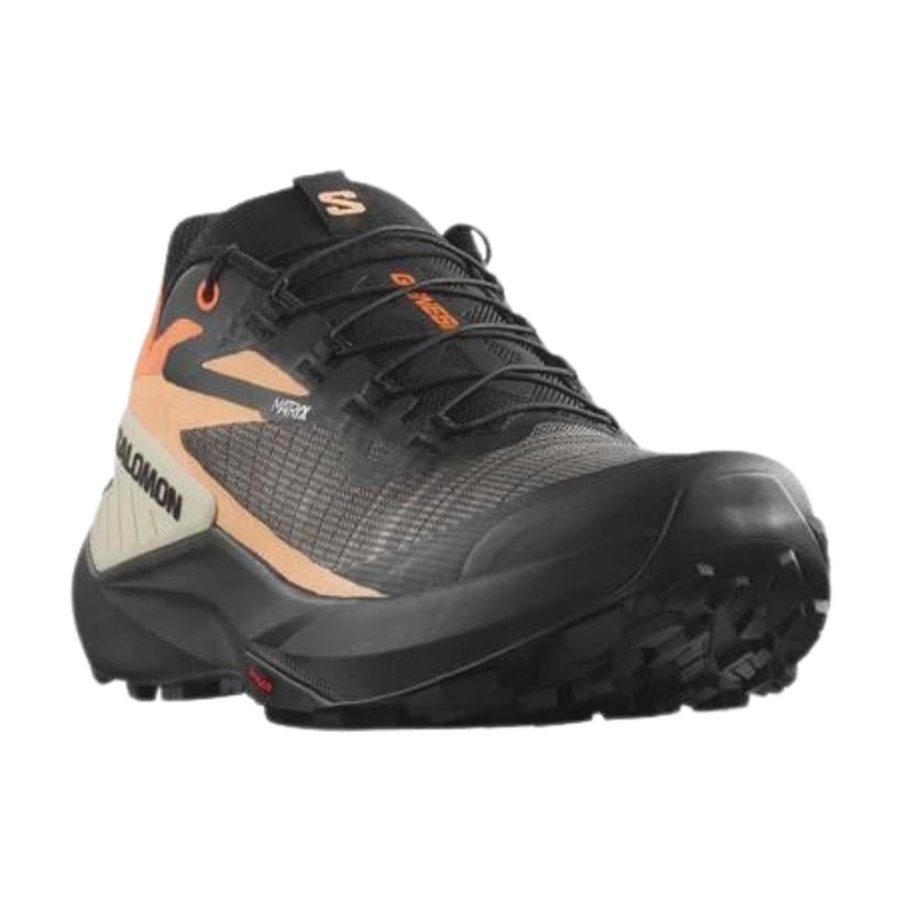 Ténis Salomon Genesis Preto Laranja 