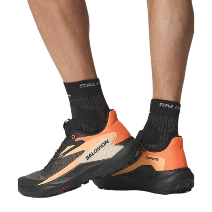 Chaussures Salomon Genesis Noir Orange 