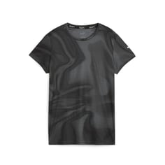 Puma Lieblings Aop Schwarzes T-Shirt für Frauen