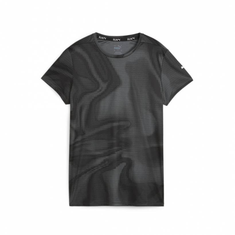Puma Favorite Aop Zwart Dames T-shirt