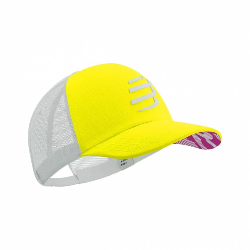 Compressport Trucker Cap Yellow White