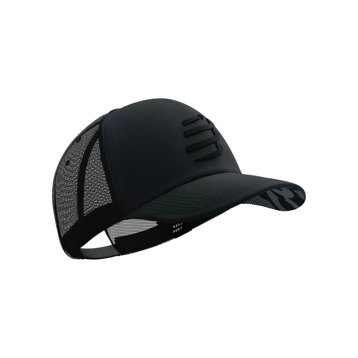 Schwarz  günstig Kaufen-Compressport Trucker Cap Schwarz. Compressport Trucker Cap Schwarz <![CDATA[Compressport Trucker Cap Optimaler Sonnenschutz durch breites, gebogenes Visier und vollständig bedeckten Kopf. Kappentyp: Trucker Passform: Einfach anzupassen mit klassischem Ve