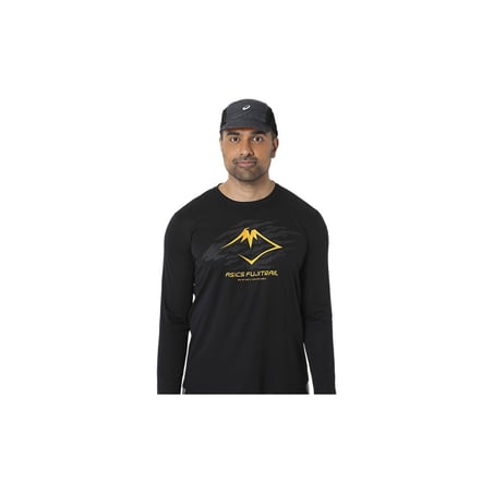 Cappellino Asics Fujitrail Nero Giallo