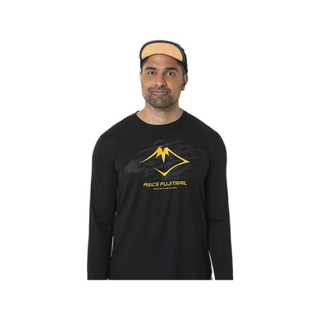 Asics Fujitrail Black Yellow Cap