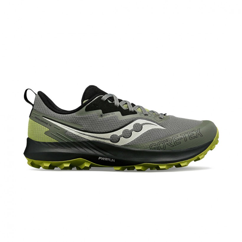 Baskets Saucony Peregrine 14 GTX Vert Militaire SS24