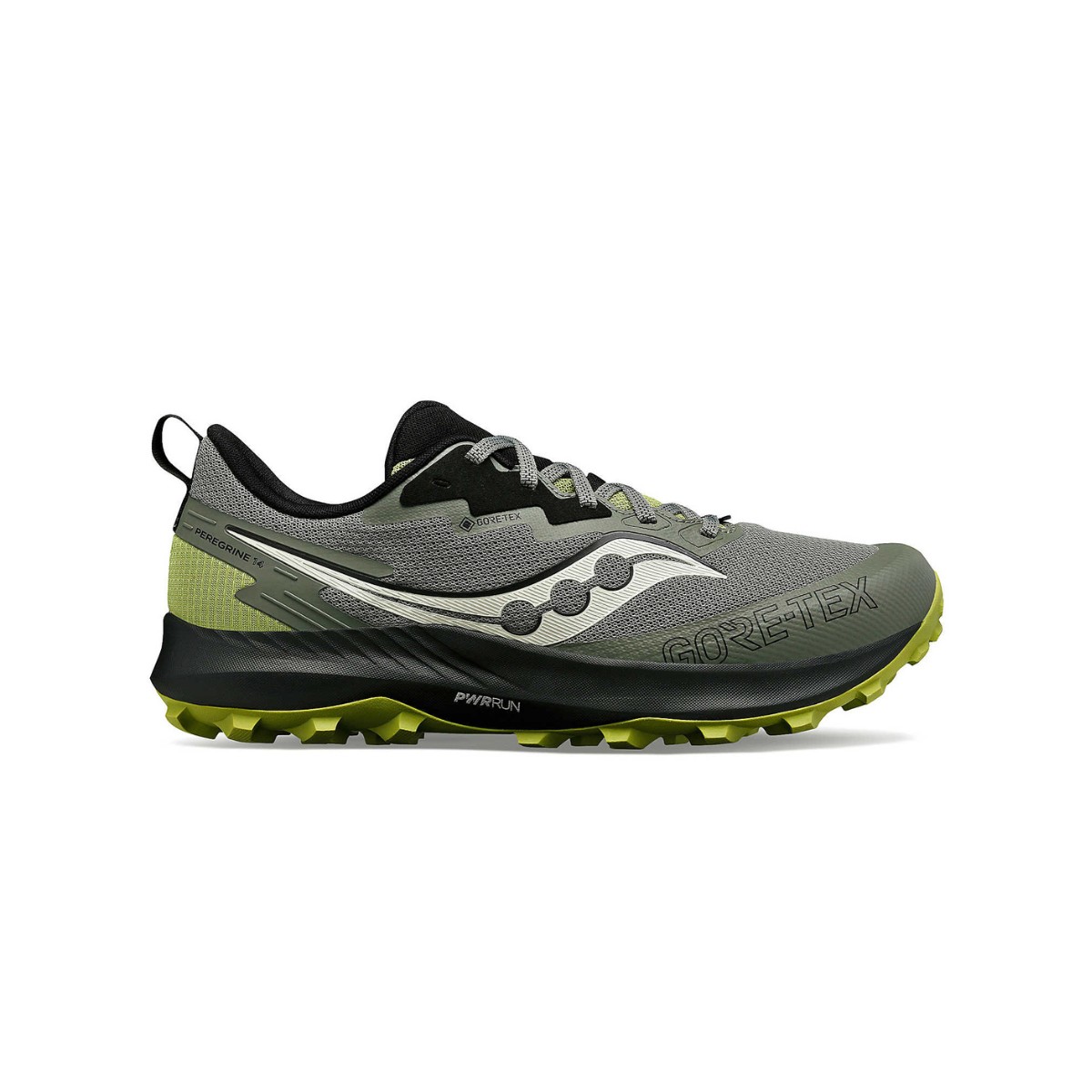 E4 XE4 günstig Kaufen-Saucony Peregrine 14 GTX Militärgrüne SS24 Schuhe, Größe 46 - EUR. Saucony Peregrine 14 GTX Militärgrüne SS24 Schuhe, Größe 46 - EUR <![CDATA[Saucony Peregrine 14 GTX Schuhe Spezialisiert und wasserdicht in jedem Ge