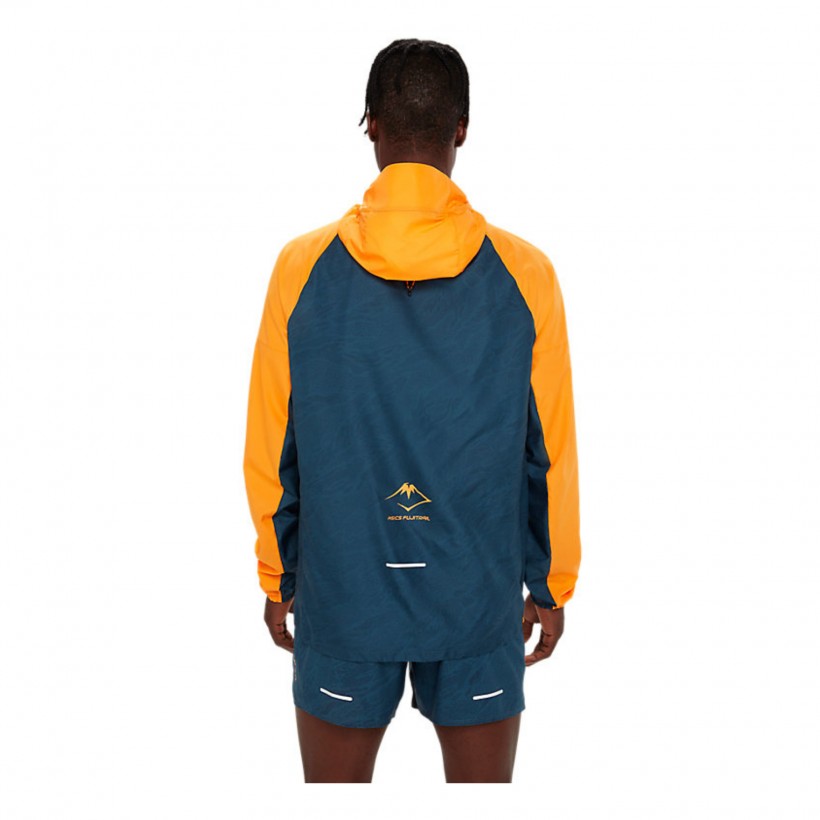 Asics Fujitrail Packable Windjacke Schutz vor Wind und Regen