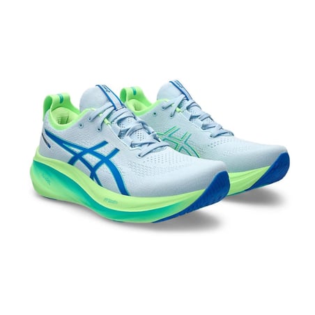 Ténis Asics Gel Nimbus 26 Lite Show Cinza Verde 