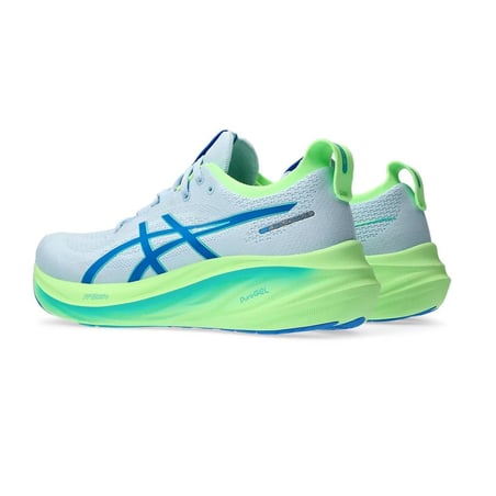 Ténis Asics Gel Nimbus 26 Lite Show Cinza Verde 