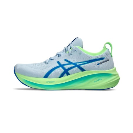Ténis Asics Gel Nimbus 26 Lite Show Cinza Verde 