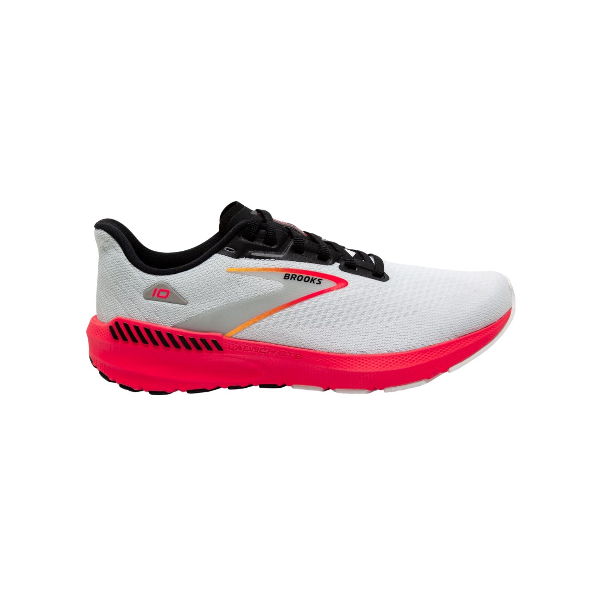 Zapatillas Brooks Launch GTS 10 Blanco Rojo SS24